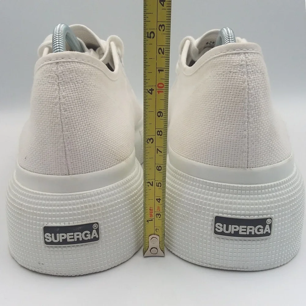 Superga white canvas